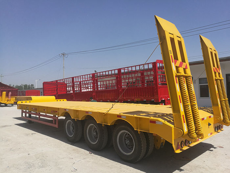 低平板半挂车的用途